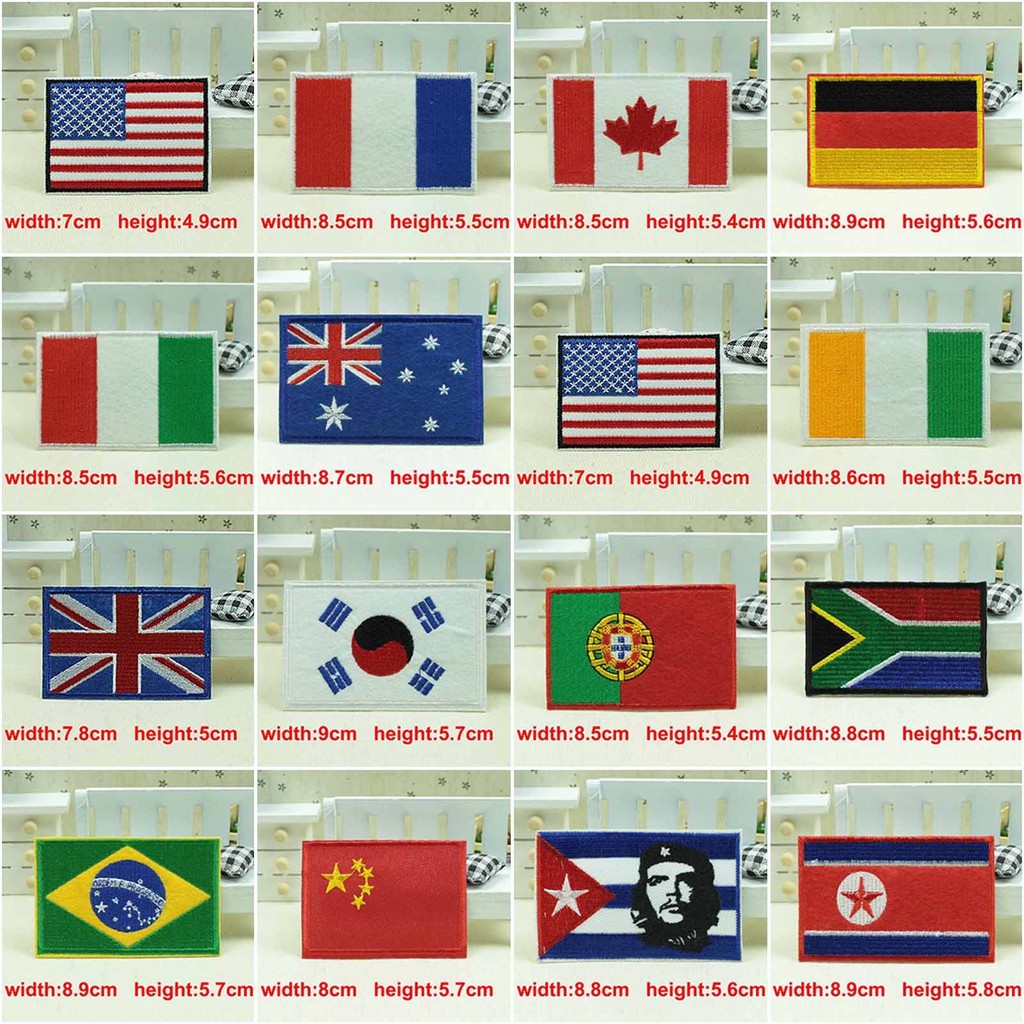 NATIONAL WORLD COUNTRY EMBROIDERED FLAG SEW/IRON ON PATCH: PORTUGAL