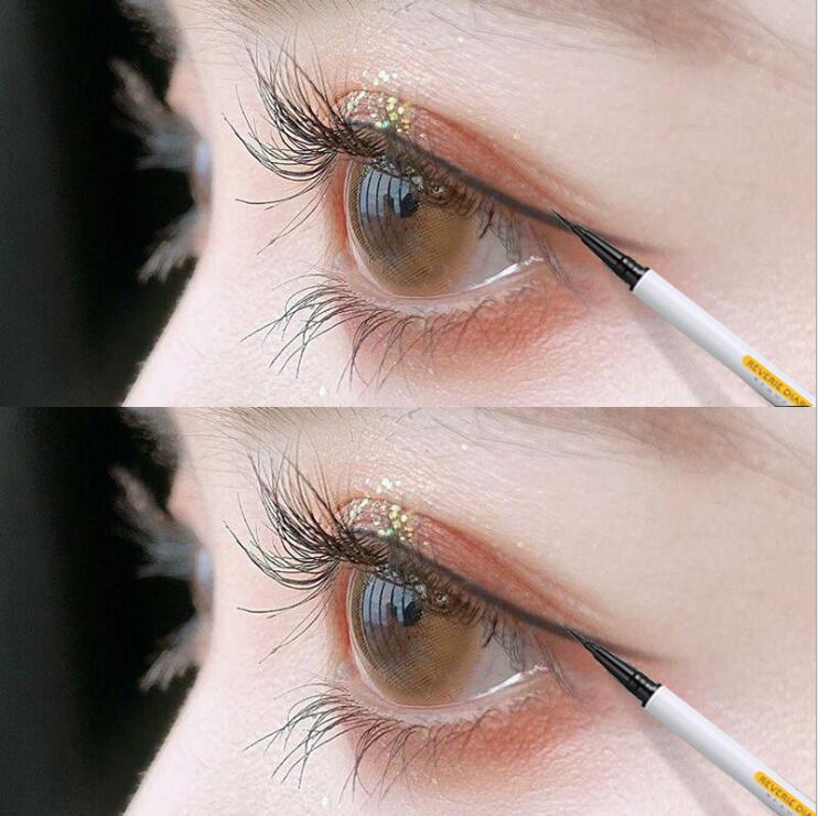 DIY Craft Quick-drying Eyeliner Pen Professional Black Waterproof Long-lasting Not Blooming Liquid Lady Makeup Tool H... - Image 4