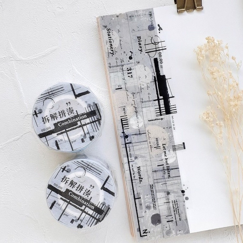 Stationery Instinct Combination 02 PET Tape 87cm/Loop Journal