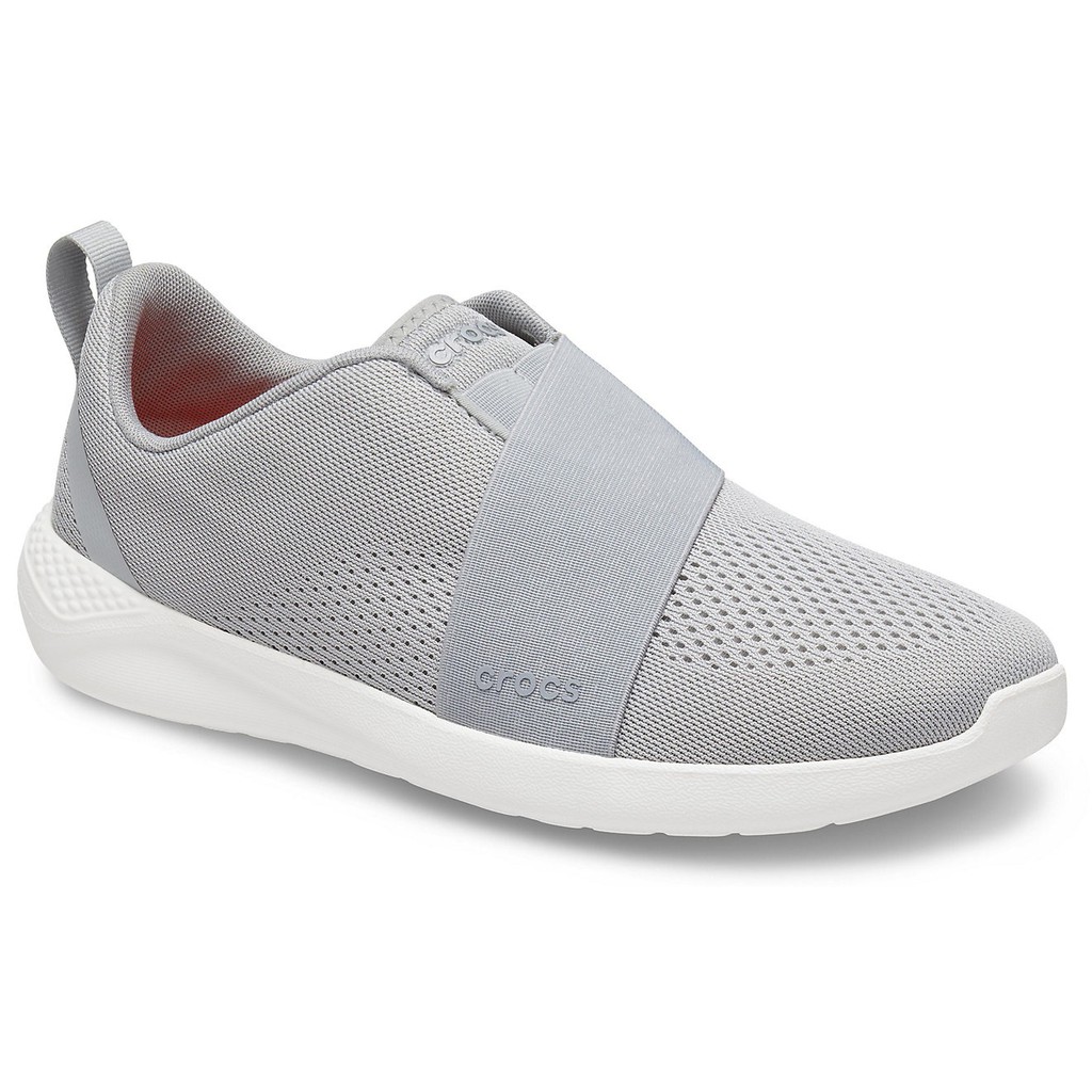 Crocs Men's LiteRide Modform Slip-On Light Grey White 206069 | Shopee ...