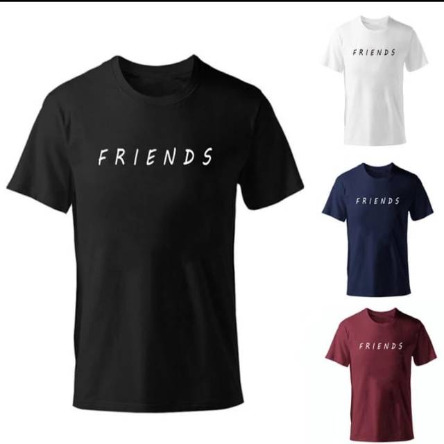 Distro T Shirt Logo FRIENDS Cotton Material Combed 30s 100 Distro T Shirt Logo FRIENDS Cotton Material Combed 30s 100