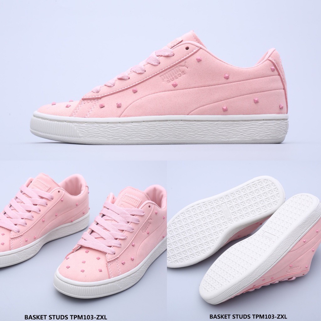puma basket studs women's sneakers