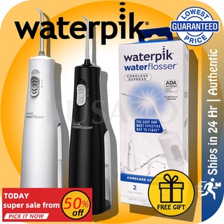 🈲⬳✾🎁FREE Gift🎁 Waterpik WF-02 Cordless Express Water Flosser Oral Irrigator | Battery Operated | 💯% Authentic