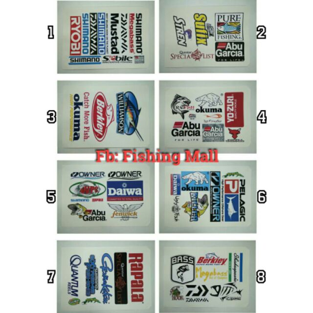 fenwick fishing decals