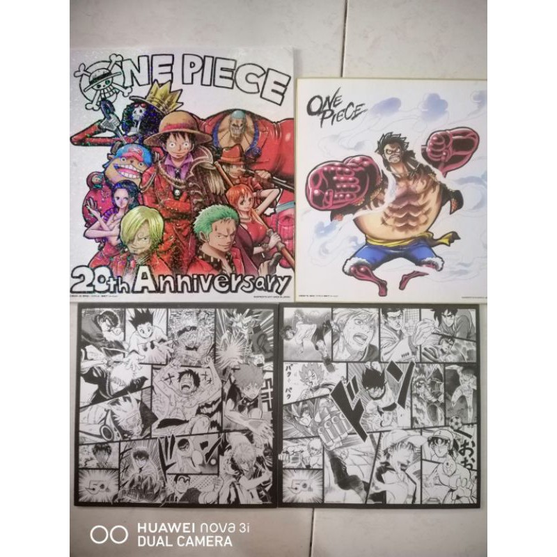 One Piece Drawing Board Jump 50th Anniversary Luffy Gear 4 Bounceman th Ann One Piece Dragonball Kimetsu Naruto Bleach Shopee Malaysia