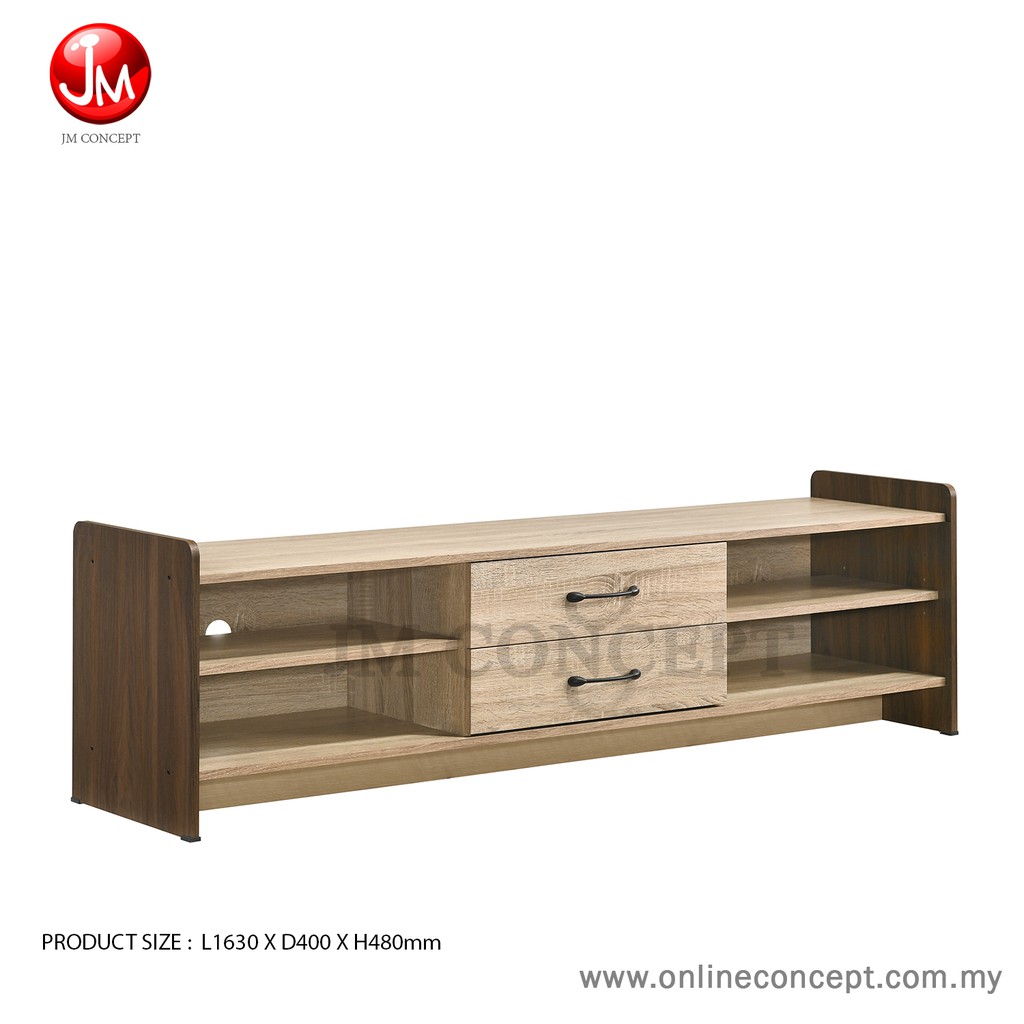 Jm Concept Idea 6ft Tv Cabinet Storage Cabinet Shopee Malaysia