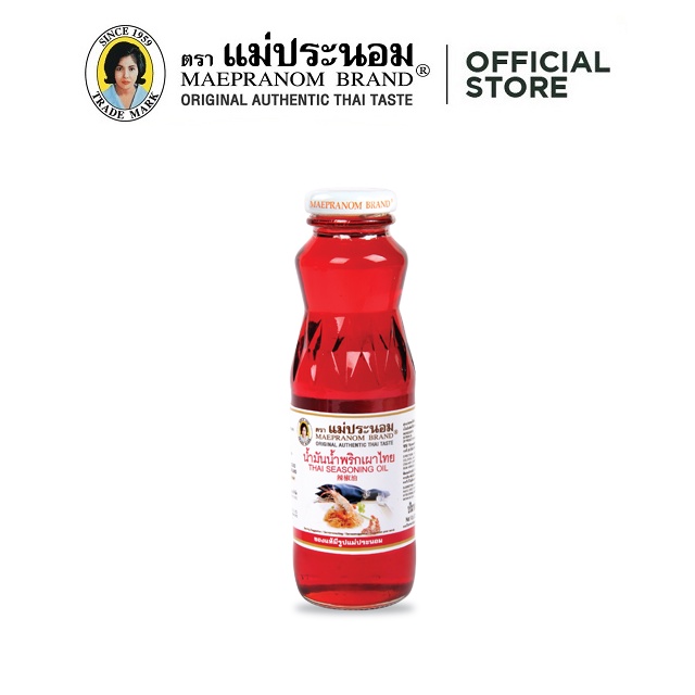 Maepranom Thai Seasoning Chilli Oil Bottle (300ml)