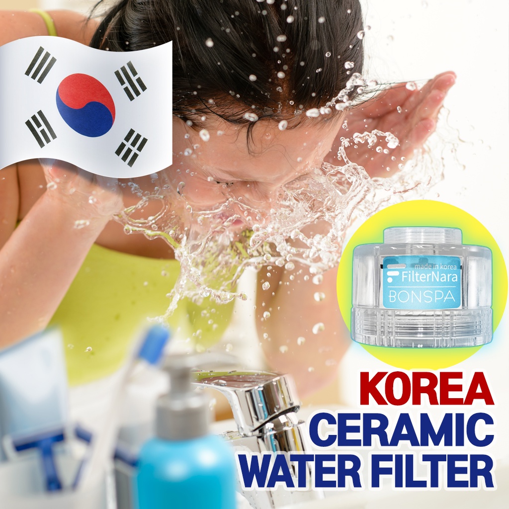 FILTER NARA Washbasin Shower Ceramic water filter system BTS-2200