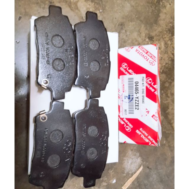 TOYOTA VIOS NCP42 ALTIS ZZE121 FRONT DISC BRAKE PADS 04465YZZE2 100