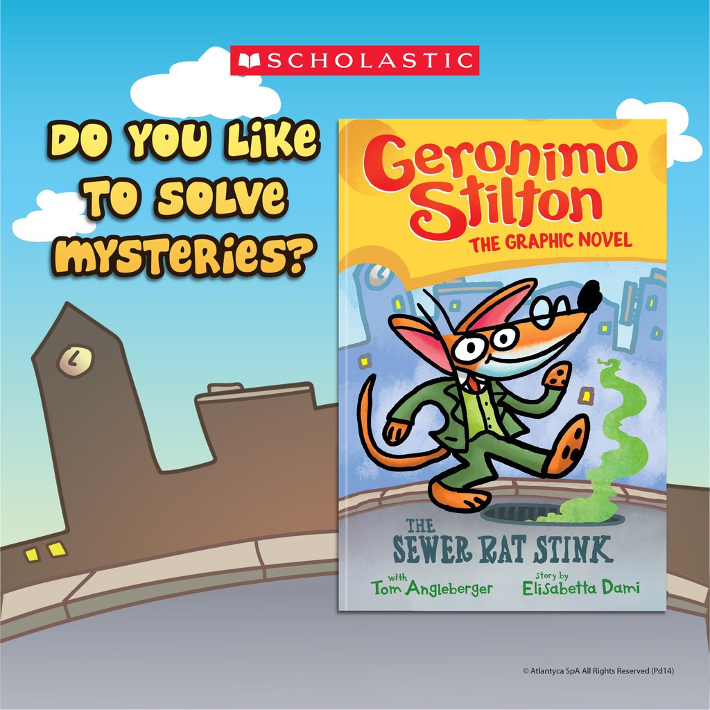 Geronimo Stilton Graphic Novel 1 The Sewer Rat Stink Isbn 9781338587302 Shopee Malaysia