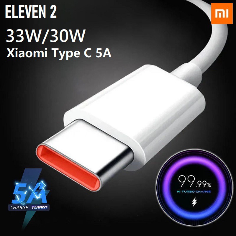 Xiaomi Type C Turbo Charge Cable 30W / 33W 5A Charging For Redmi 10T .