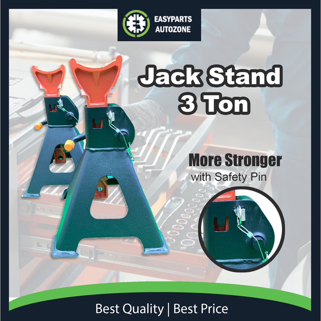 Autozone 2 3 6 Ton Jack Stand Car Heavy Duty Strong Automotive Garage