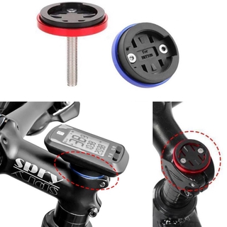 Bicycle 28.6mm Stem Top Cap Fixed Base Computer Stopwatch Mount For Garmin 