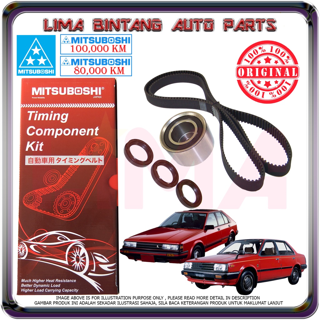 Nissan Langley , Sunny 1.5 130Y Timing Belt Kit Set Mitsuboshi
