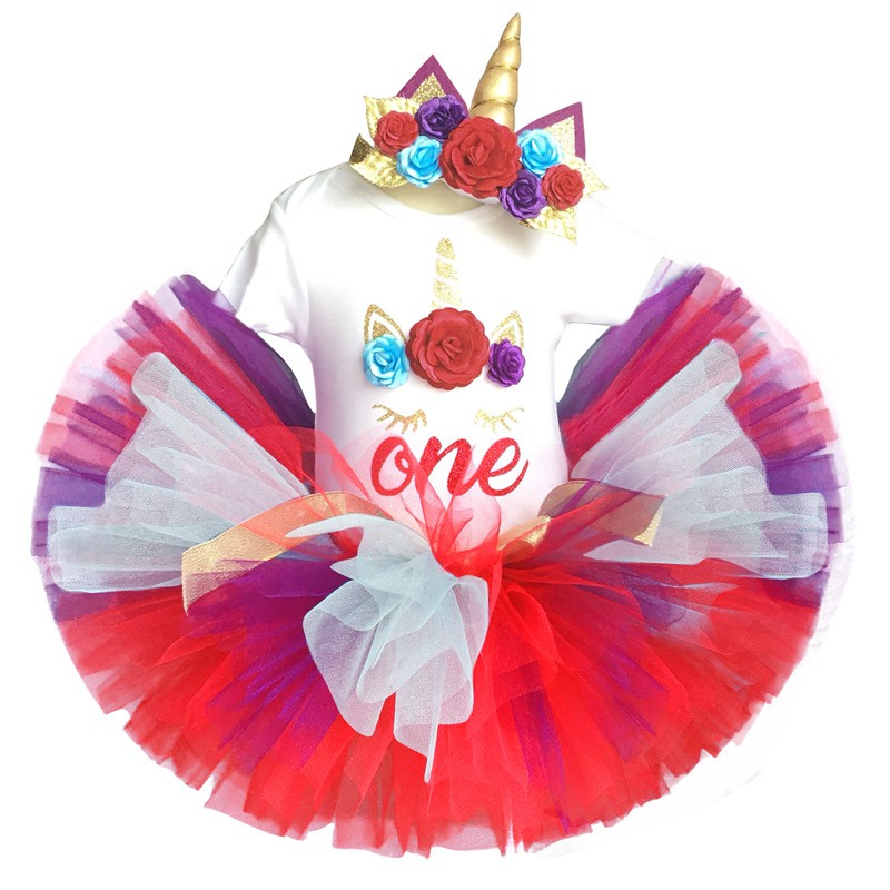 unicorn tutu dress 1st birthday