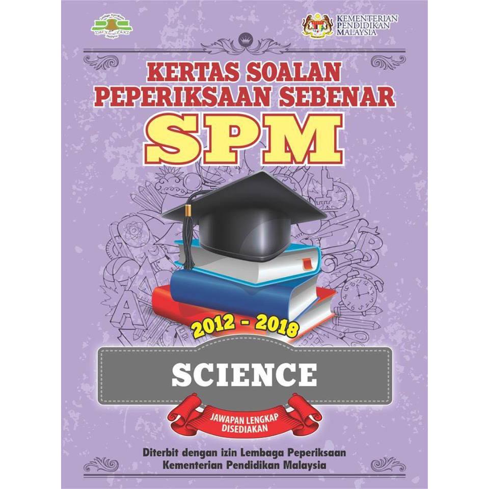 Tny Stock Clearance Kertas Soalan Peperiksaan Sebenar Spm 2012 2018 Past Year 7 Years Shopee Malaysia