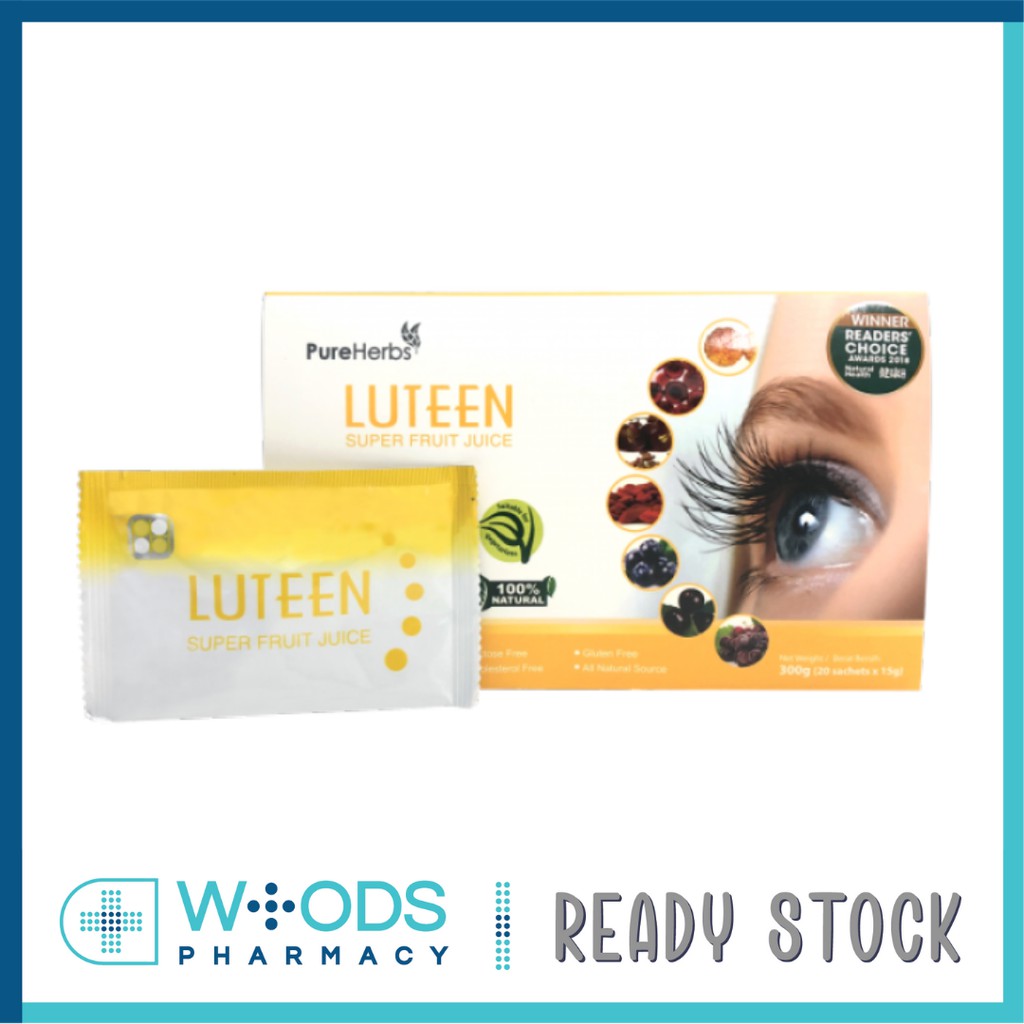 WOODS PHARMACY PureHerbs Luteen Super Fruit Juice 15gx20sachets (EXP ...