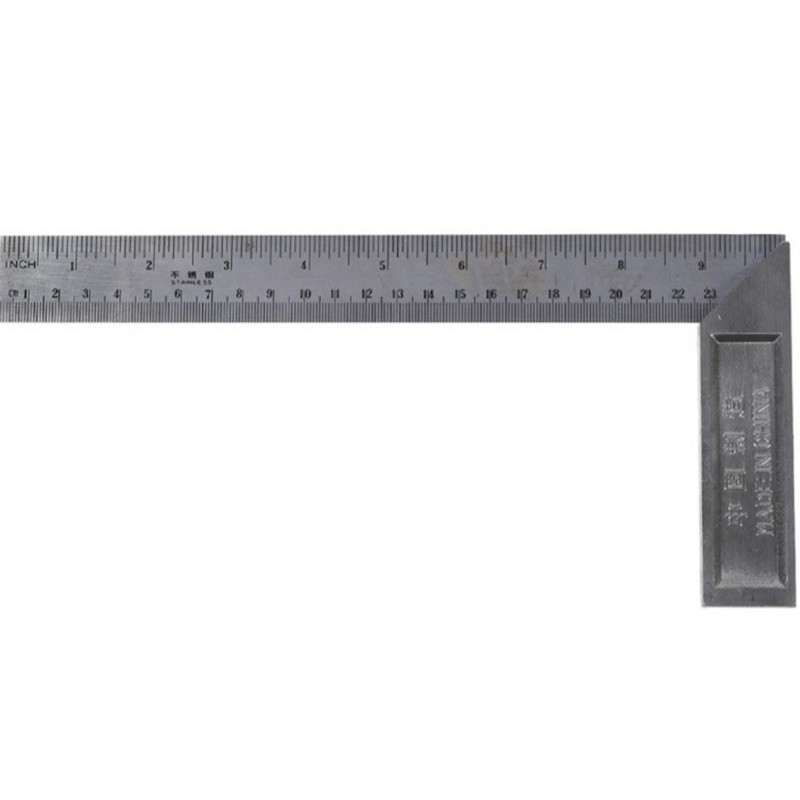 Steel carpenter Square Scale Ruler Tool / TRY SQUARE / PEMBARIS BESI L 6" 8" 10" 12"