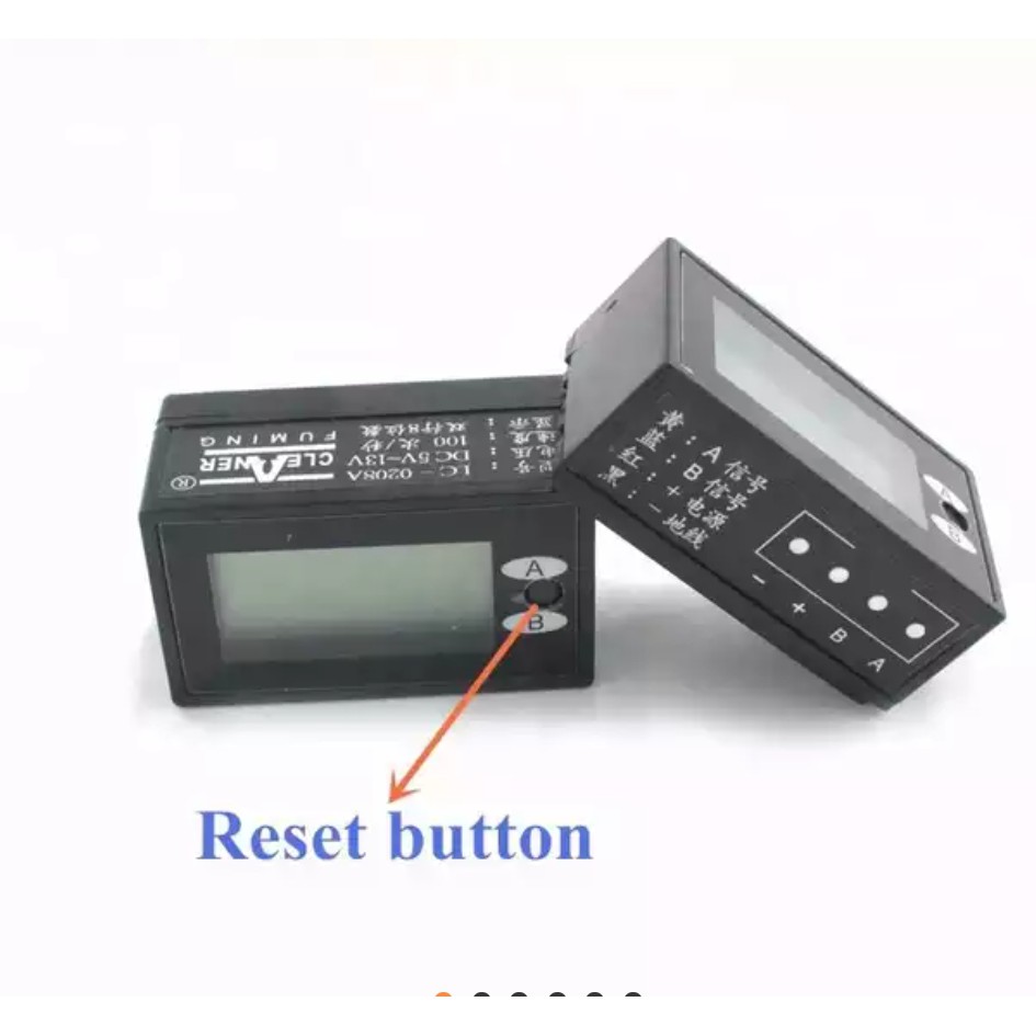 Counter Arcade game machine / Coin Changer 8 digital electronic coin counter meter(Resettable)