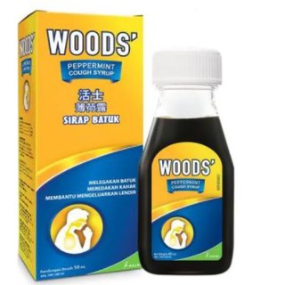 WOOD'S PEPPERMINT COUGH SYRUP 50ML / UBAT BATUK UNTUK KANAKKANAK DAN