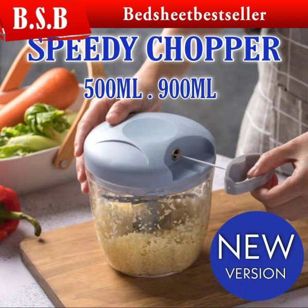 B.S.B 500ML 900ML SPEEDY CHOPPER / PENCINCANG / GRINDER / BLENDER / PULL CUTTER / MINI CHOPPER / HAND PULL CHOPPER