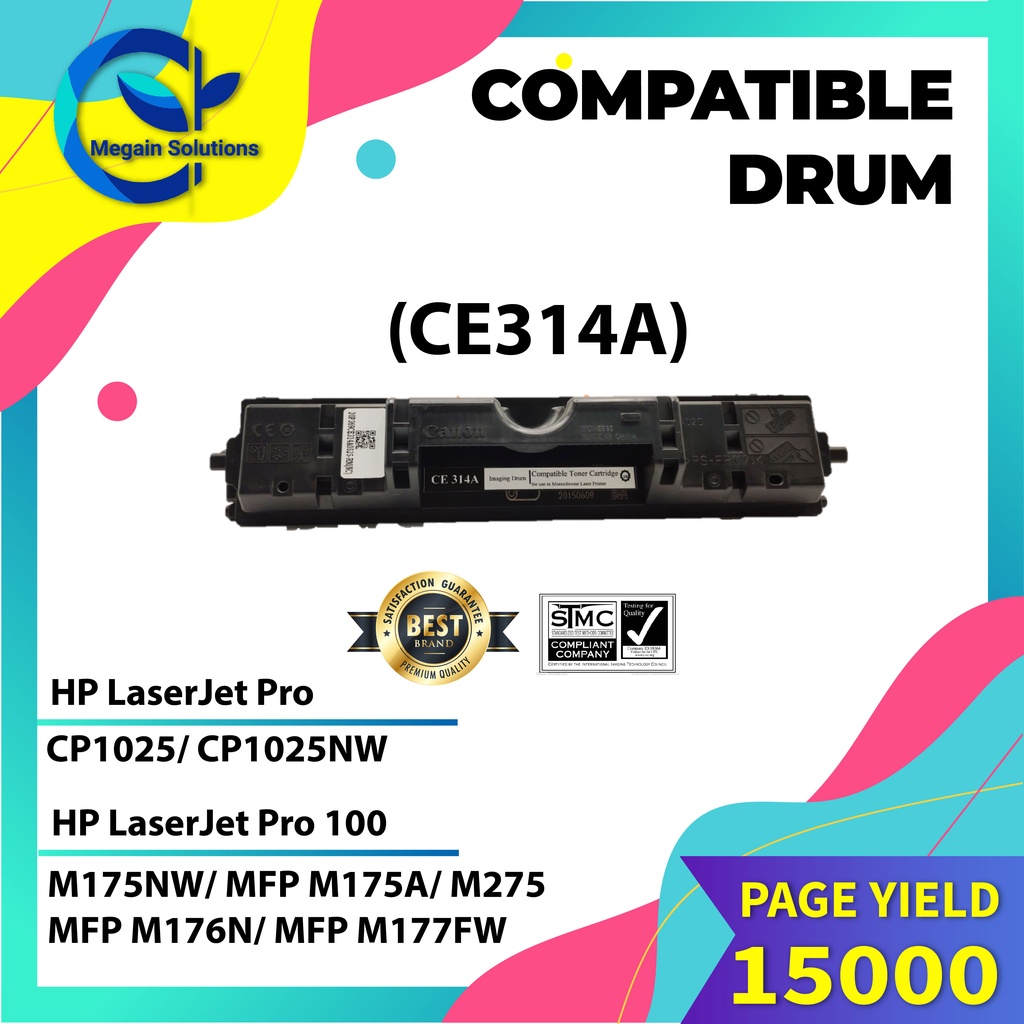 CE314A Compatible Drum Kit 126A 126 A For HP LaserJet Pro CP1025