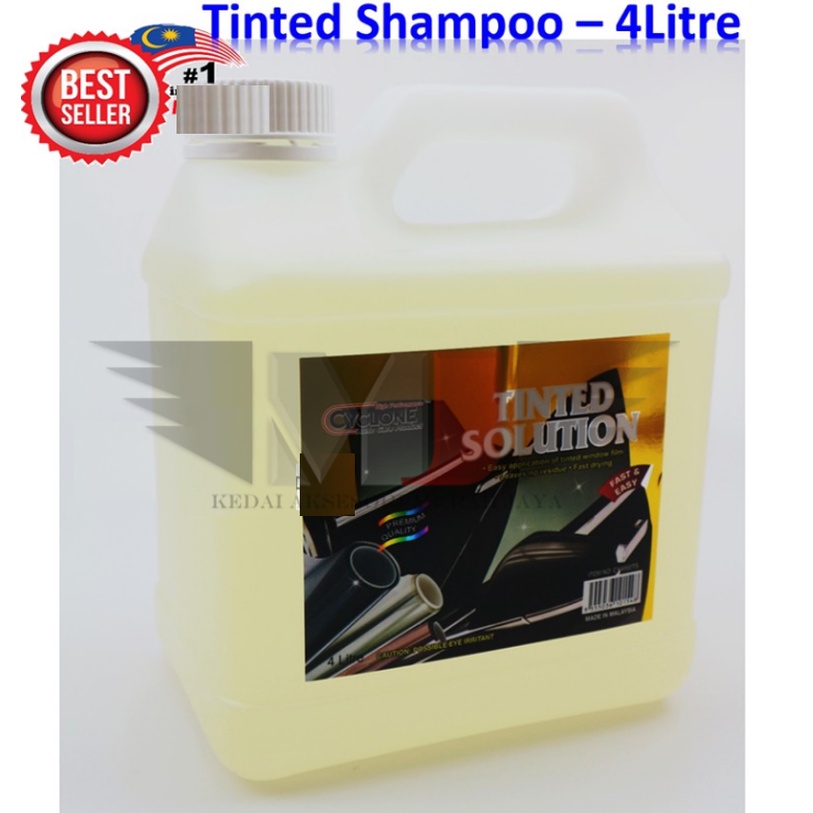 TINTED SOLUTION SHAMPOO (4 LITTERS) 100% MADE IN MALAYSIA