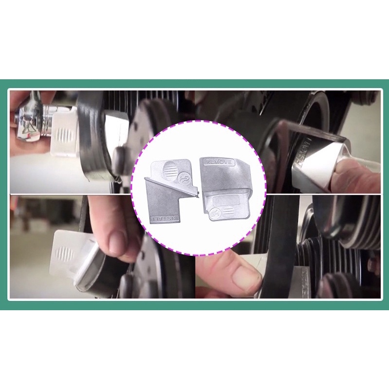 Special tool car belt remover tool install fan belt removal tool metal