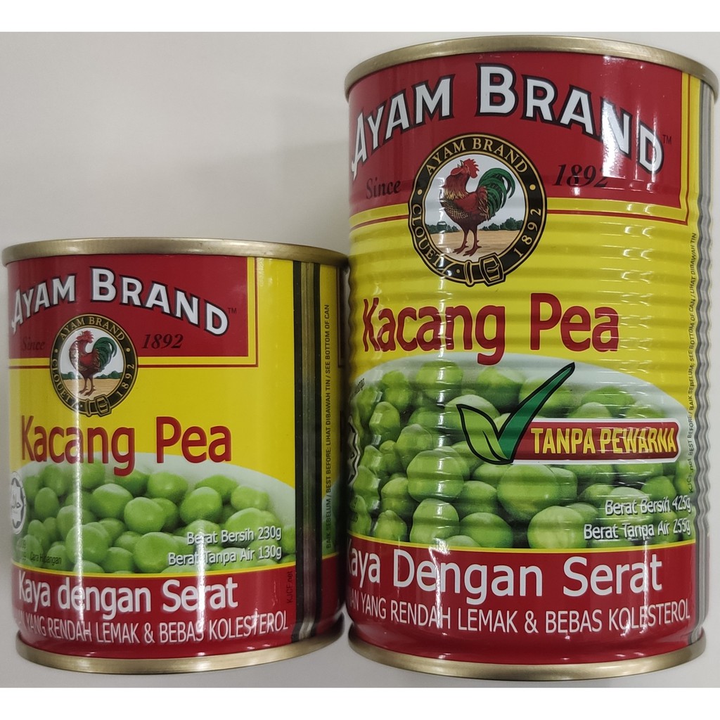 Ayam Brand Green Pea Kacang Pea 230g 425g Shopee Malaysia