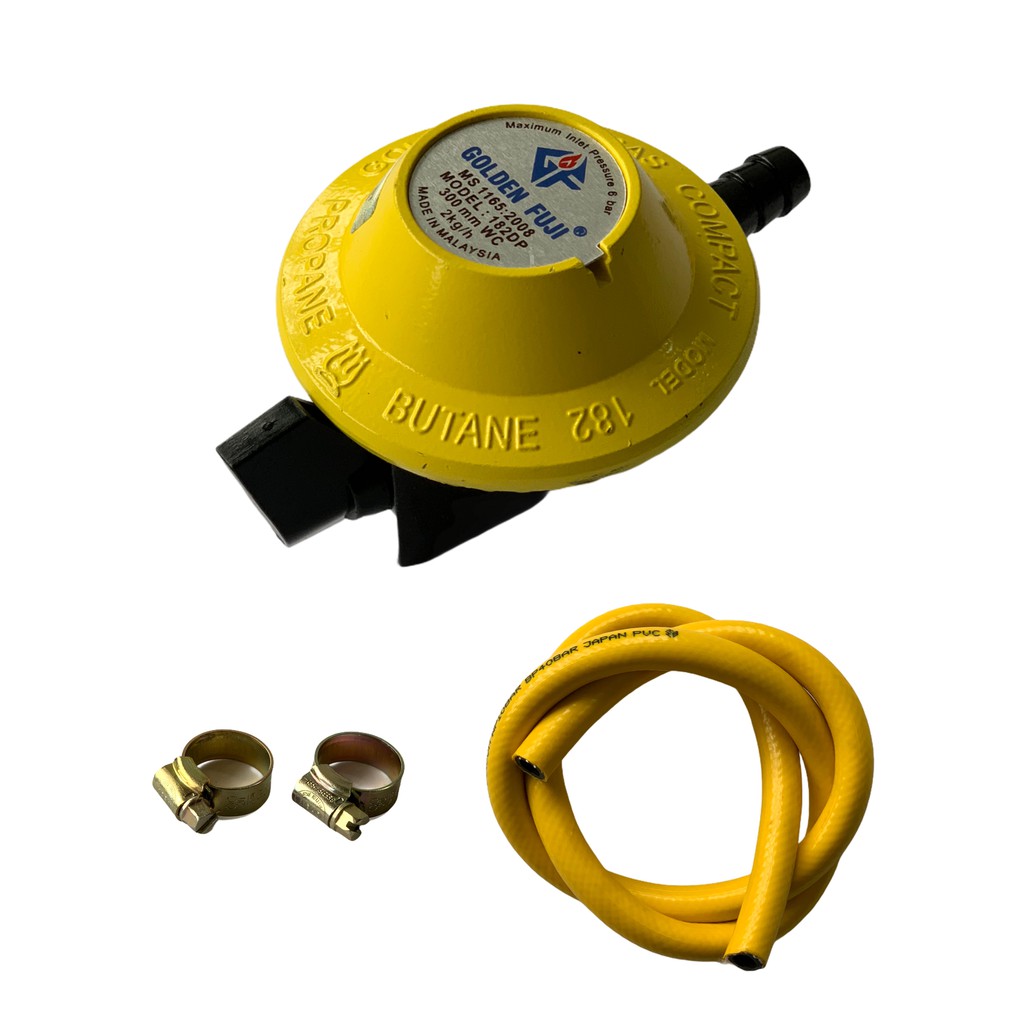LPG Low Pressure Gas Regulator with Hose Set Shopee Malaysia
