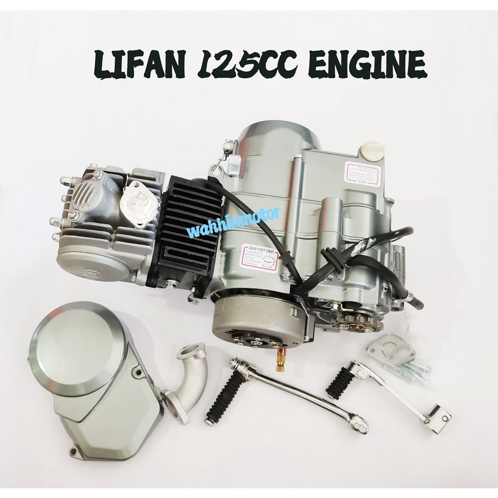 LIFAN 125CC 125 CC HAND CLUTCH AUTO CLUTCH RACING ENGINE ENJIN 4 SPEED