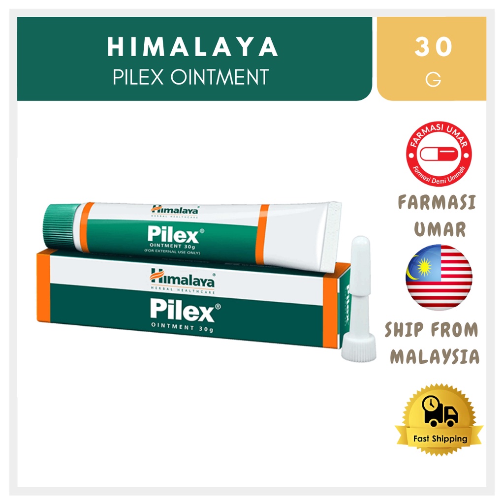 HIMALAYA PILEX FORTE OINTMENT 30G (Piles, Hemorrhoids, Rectal bleeding ...