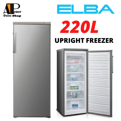ELBA (NEW MODEL) UPRIGHT FREEZER GROSS 220L EUFJ2217(SV) ELBA