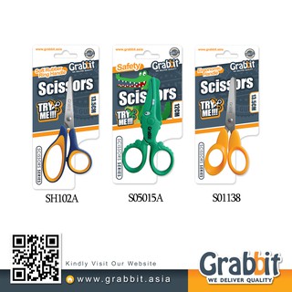 Grabbit Office and School Use Scissors - 10 Types