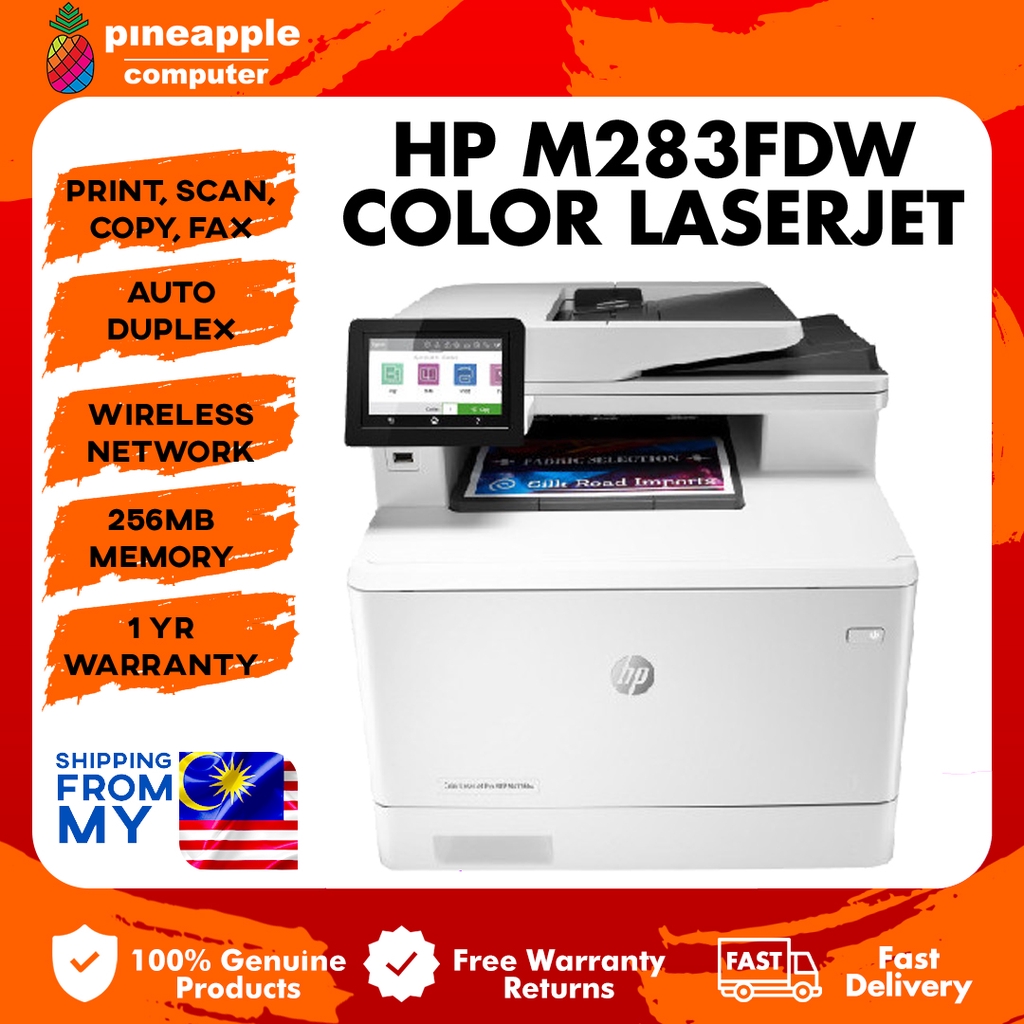 hp 283 fdw duplex scan