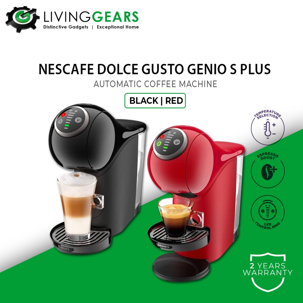 NESCAFE Dolce Gusto Malaysia Coffee Machine Piccolo XS Red/Genio S