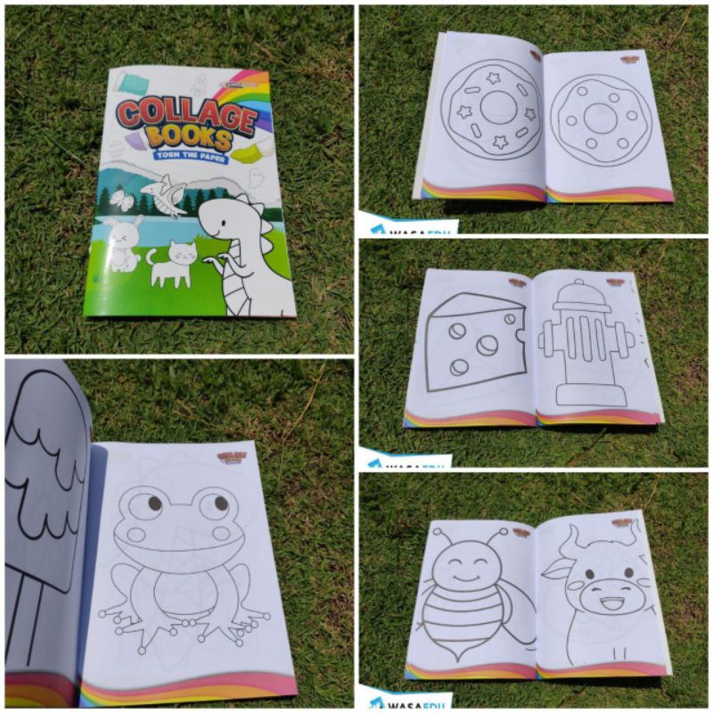 Jom Diy Aktiviti Kanak Kanak Free Buku Origami Pertama Buku Collage Buku Cut Paste Set Pensil Dan Gunting Kertas Color Shopee Malaysia