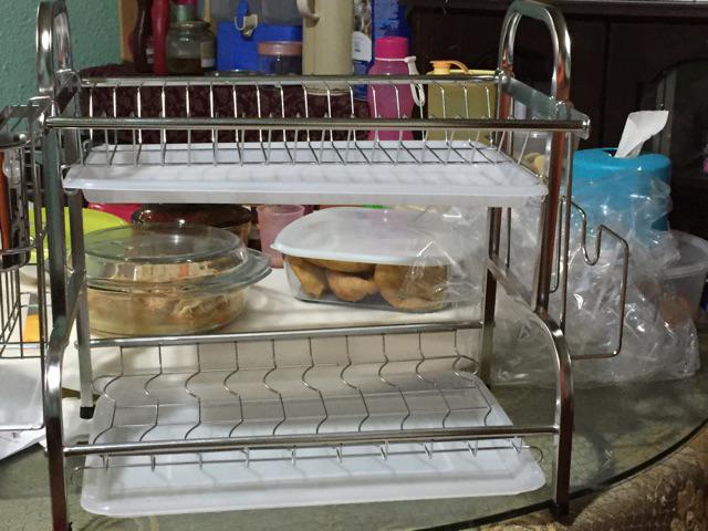  NETEL  Rack 304 Stainless Steel Rak  Pinggan Mangkuk Dapur  