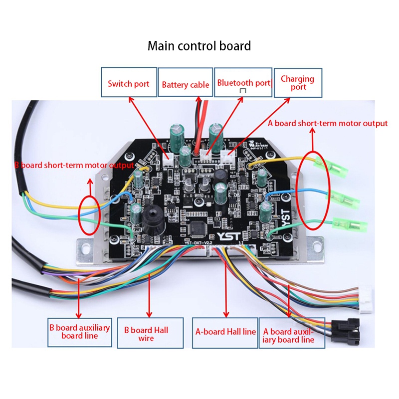 Segway Balance Board Hoverboard Control PCB Controller Mainboard 