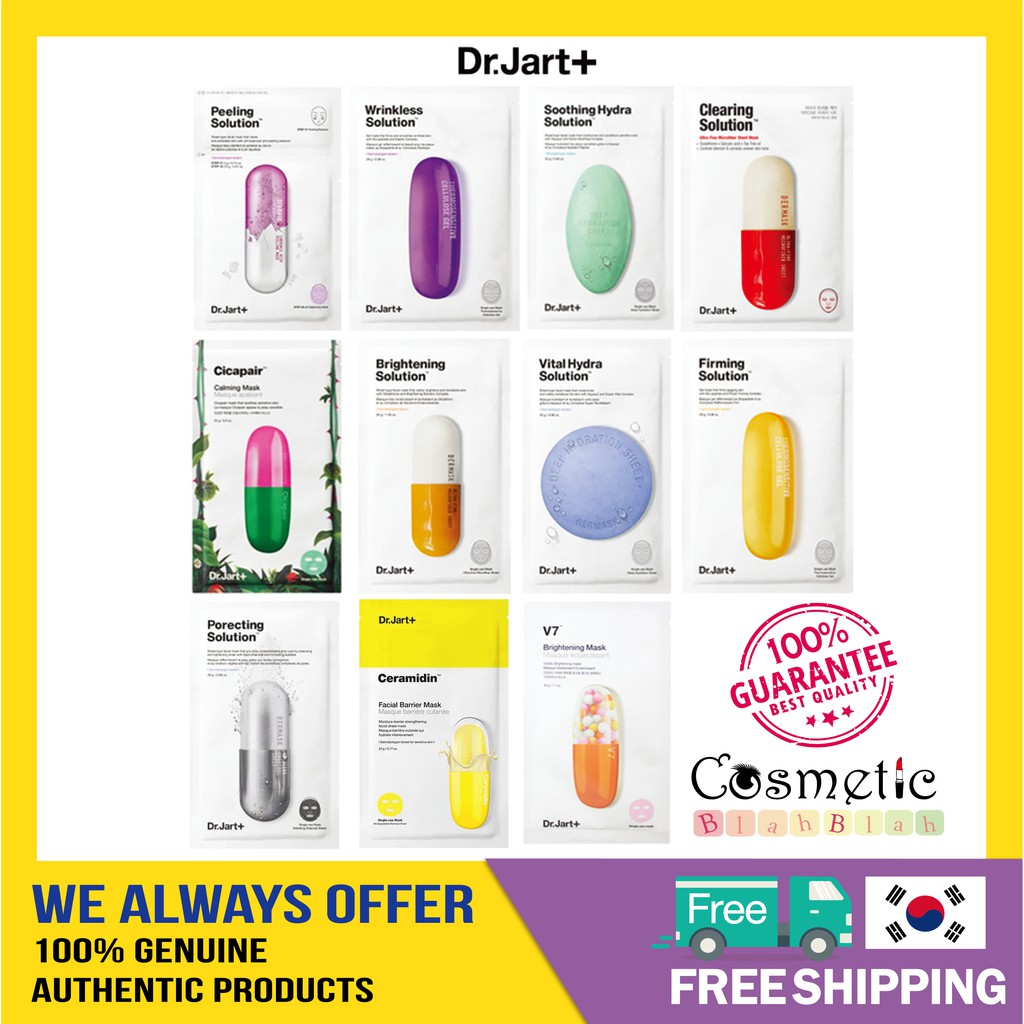 [DR.JART+] Facial Mask 11 Types (5pcs)