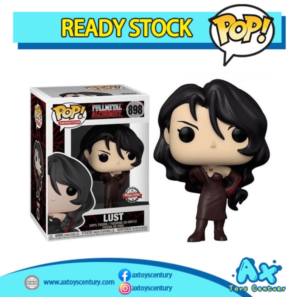 Funko Pop! Animation: Fullmetal Alchemist - Lust #898 Special Edition 100% Genuine