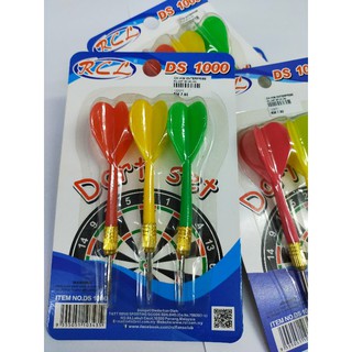 RCL DS 1000 DART STEEL TIPS/DART FLIGHT HARROW/DART SET/DART PIN (3pcs ...