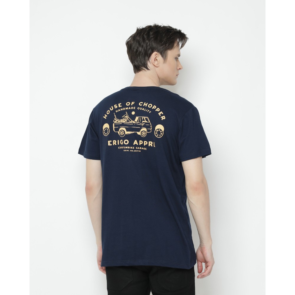 Erigo T Shirt Custombike Navy Shopee Malaysia