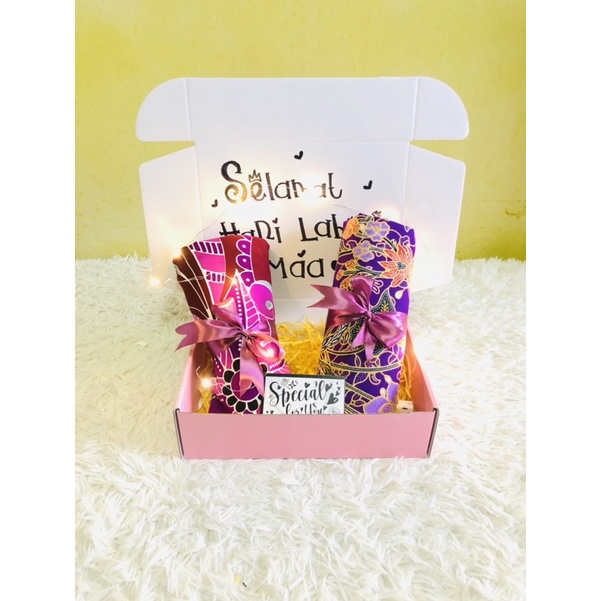 [OFFER] Set Hadiah Ibu Simple kain batik dan kaftan | Shopee Malaysia