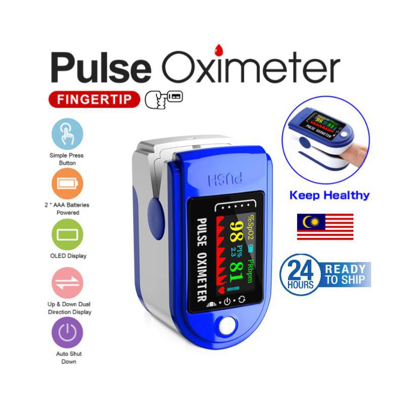 Finger Oximeter Pulse Rate Perfusion Index SPO2 Blood-oxygen Data ...