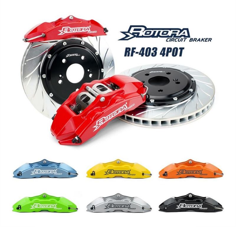 Rotora Big Brake Kit 4pot RF403 Thinner Ver Rim 16inch Above Honda
