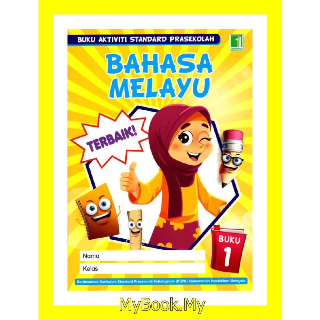 MyB Buku Latihan : Buku Aktiviti Standard Prasekolah 4-6 Tahun - Bahasa ...