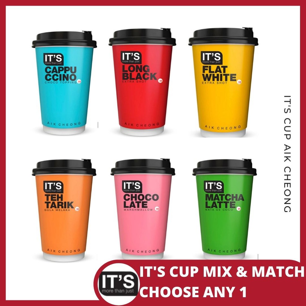 Aik Cheong IT'S Cup Coffee (Combo 6 Cups) | Shopee Malaysia