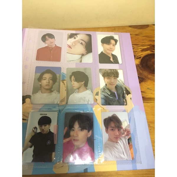 Bts jungkook official Photocard dicon ticket card mots fila set Suga ...