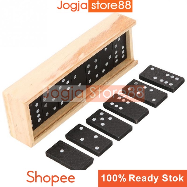 Must Purpose KAYU Domino Kids Toys Gaple Wooden Board Game 28 PCS Premium - Image 5